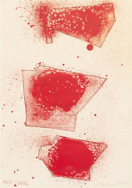 * Jim Dine (American b. 1935) Red