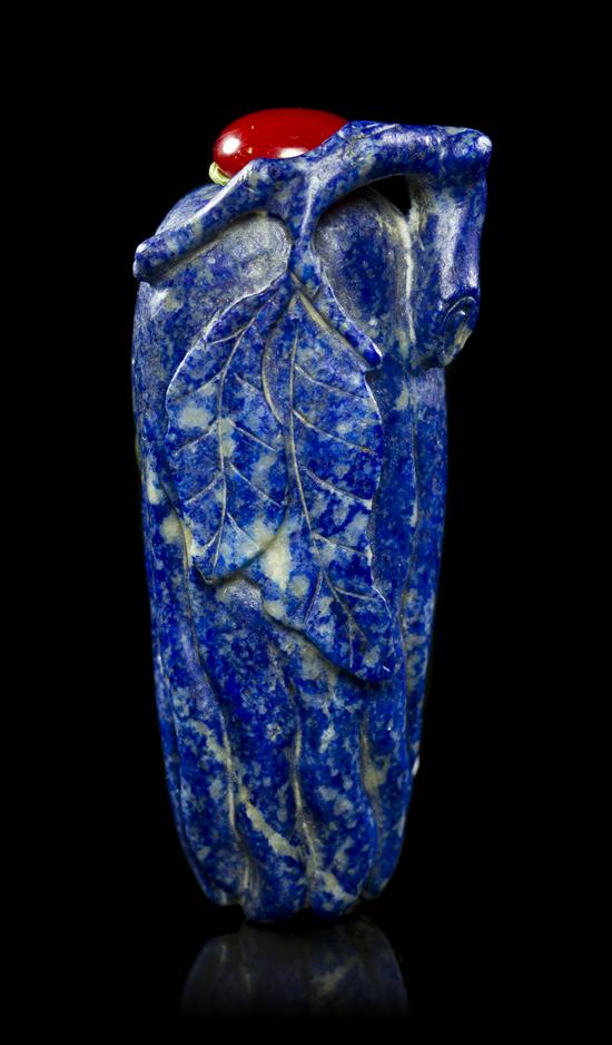 * A Lapis Lazuli Buddha's Hand-Form