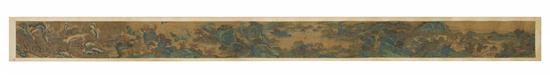 A Chinese Handscroll Painting on 15421c