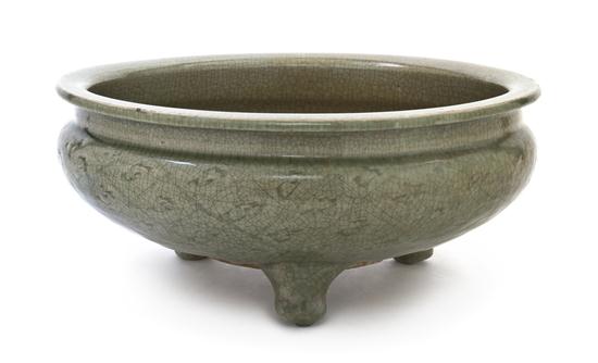 A Longquan Tripod Censer possibly 154256