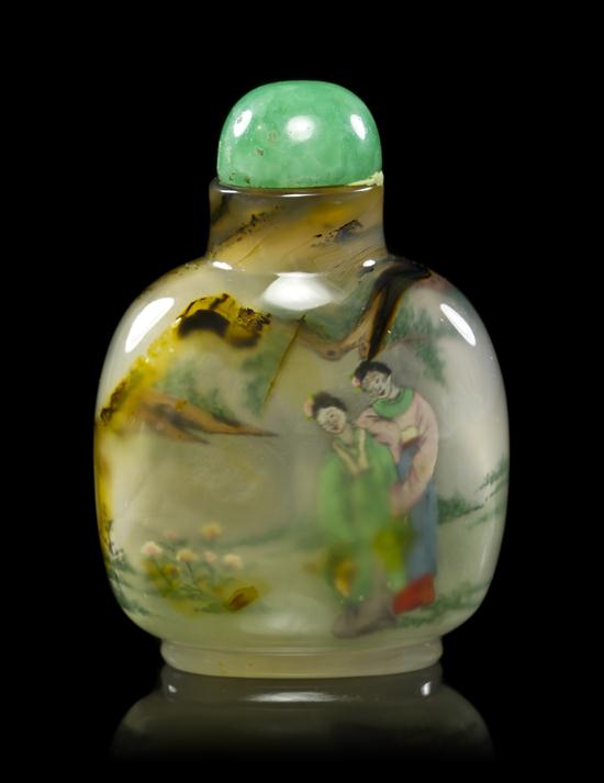  A Chinese Interior Painted Agate 154280