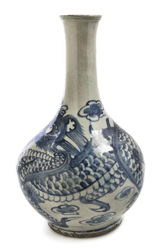 A Korean Ceramic Bottle Vase having 1542b7