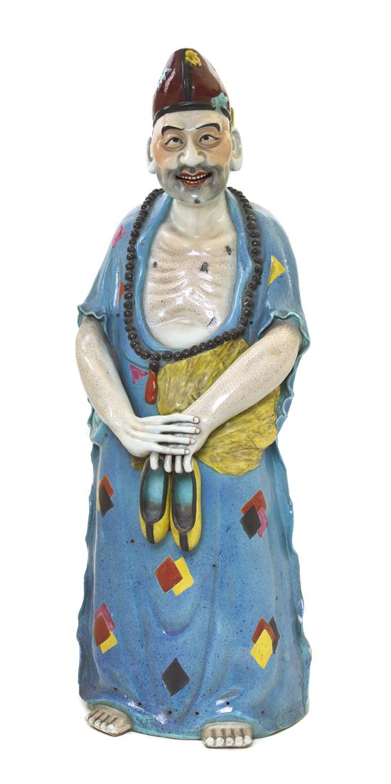 A Large Chinese Porcelain Model of an