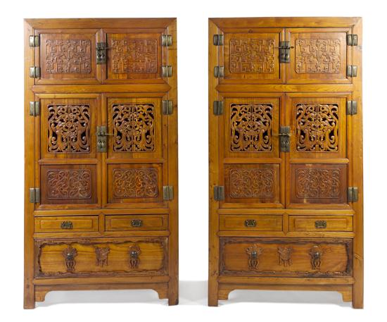  A Pair of Chinese Walnut and 154313