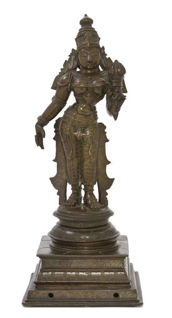 A Bronze Model of Parvati depicted 15432c