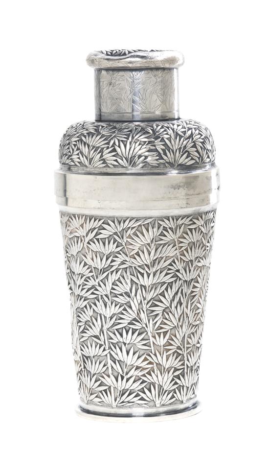 A Japanese Silver Cocktail Shaker 154367
