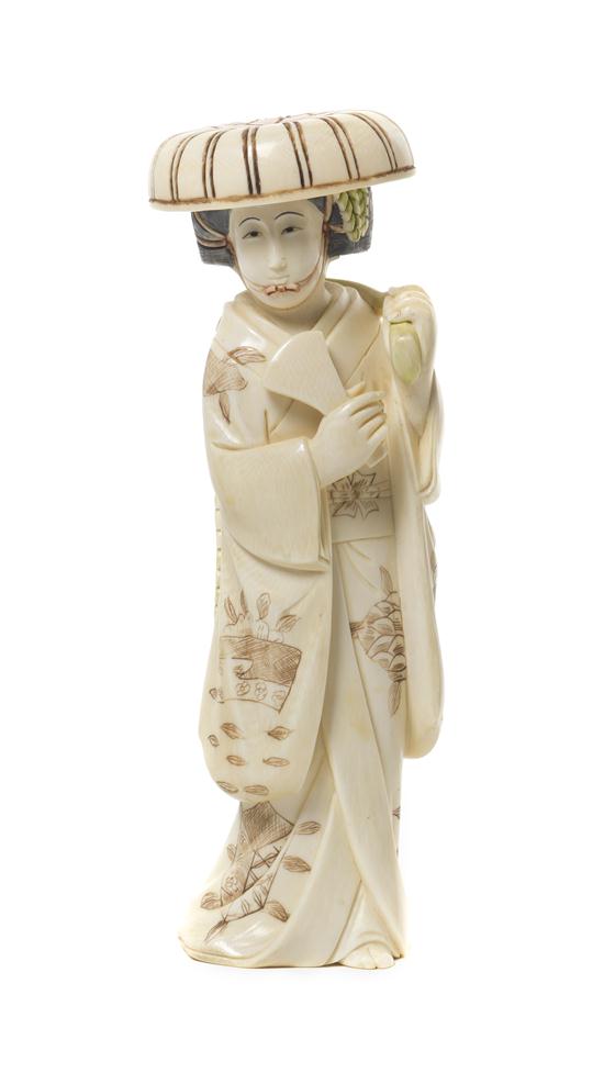  A Japanese Carved Ivory Okimono 154383