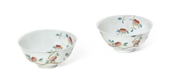 A Pair of Chinese Porcelain Bowls