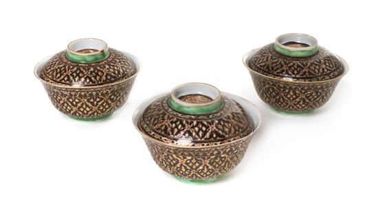  Three Chinese Thai Porcelain 15441f