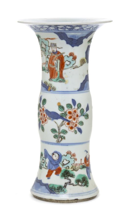A Chinese Porcelain Gu Form Vase 154473