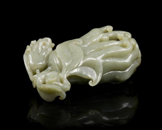 A Jade Carving of a Buddha's Hand