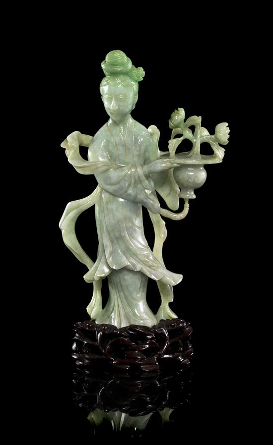 A Chinese Jadeite Carving of a 15448b