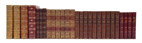 * (BINDINGS) A group of 27 volumes