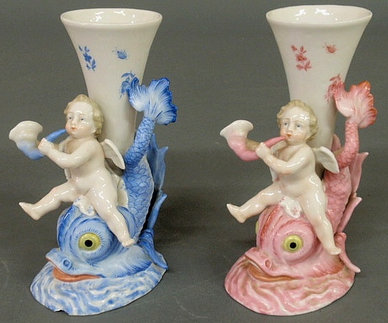 Pair of German porcelain cherubs 156ca9