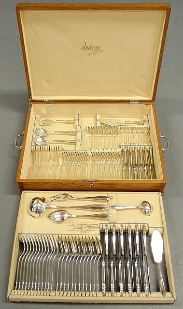 German 800 silver flatware service 156ccd