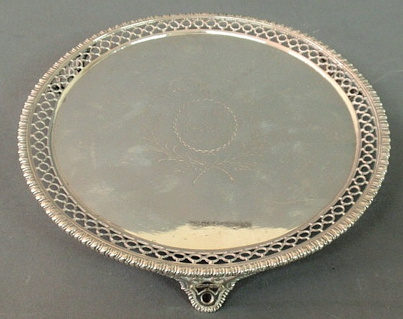 George II English silver round