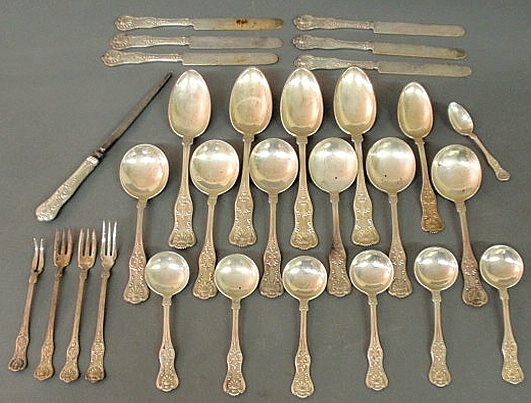 Partial sterling silver flatware 156cfd