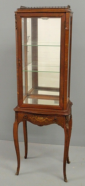 French style curio cabinet 20th c. with