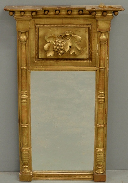 Classical gilt framed mirror with 156d21