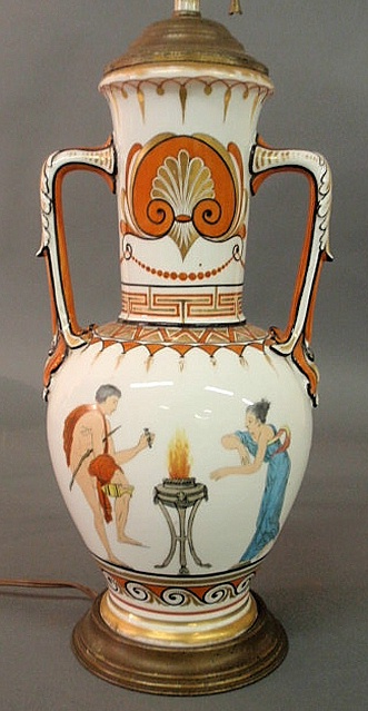 French porcelain Neo-Greek style