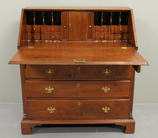 Chippendale walnut desk c 1780 156d6c