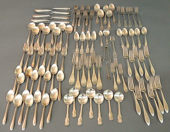 Group of sterling silver flatware by