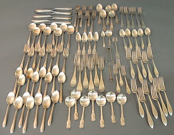 Group of sterling silver flatware