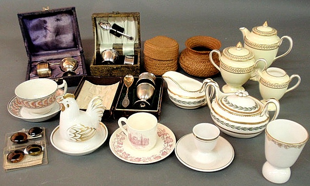 Misc. grouping- Wedgwood bone china