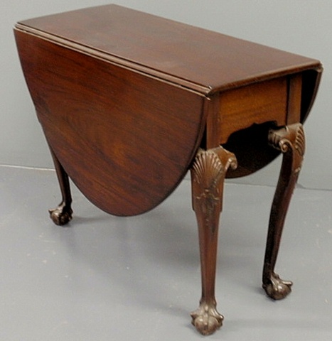 Anglo/Irish Chippendale mahogany