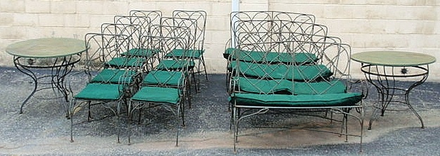 Large Italian wrought iron patio outdoor 156e17