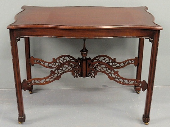 English Chippendale style mahogany