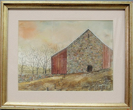 Original Richard Bollinger watercolor