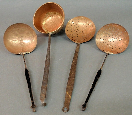 Four pieces of early wrought iron 156e66