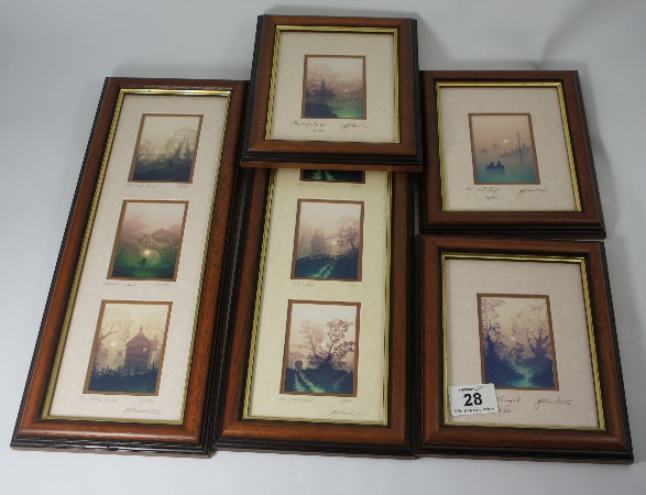 A Framed and Mounted set of Limited 156e87