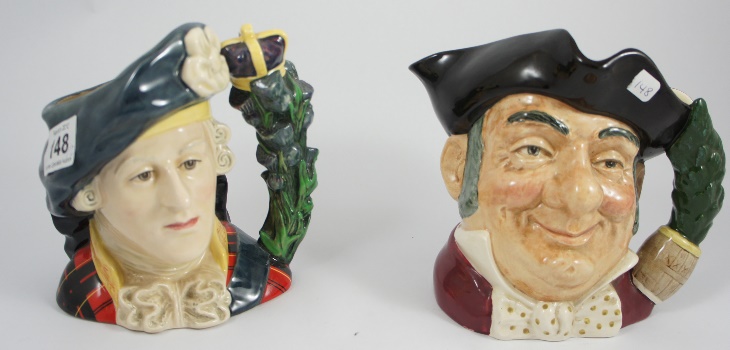 Royal Doulton Large Character Jugs Bonnie