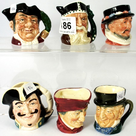 Royal Doulton Miniature Character Jugs