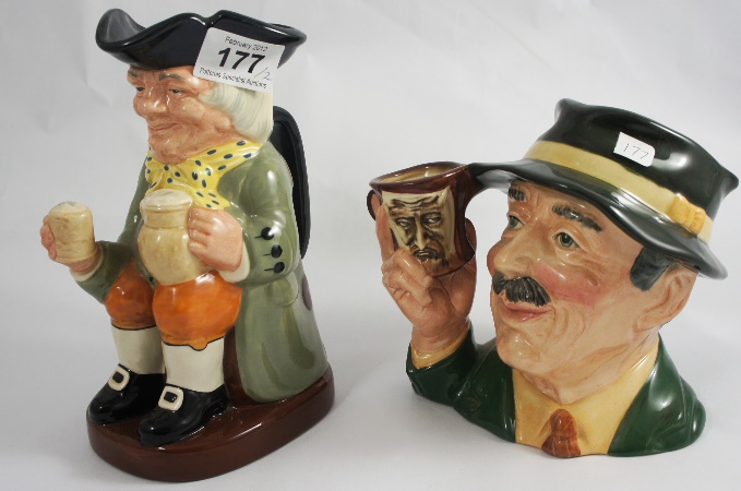 Royal Doulton Large Toby Jug Happy John