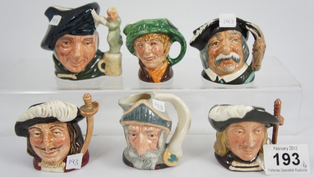 Royalm Doulton Character Jugs Miniatures