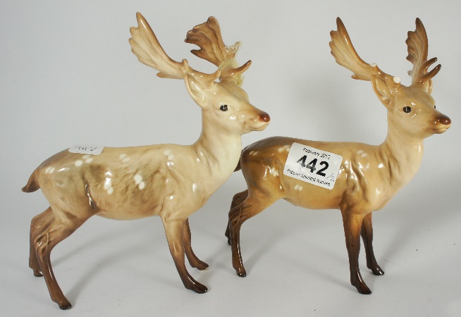 Beswick Stag 981 chip to one antler  156fee