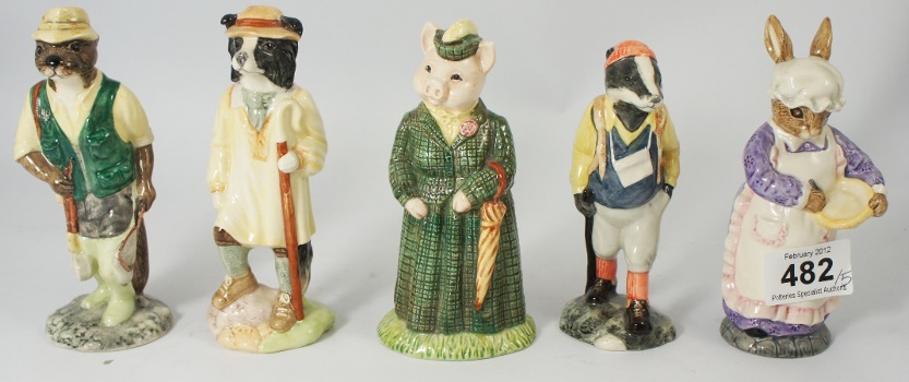 A collection of Beswick Figures