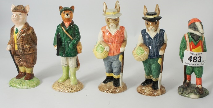 A collection of Beswick Figures