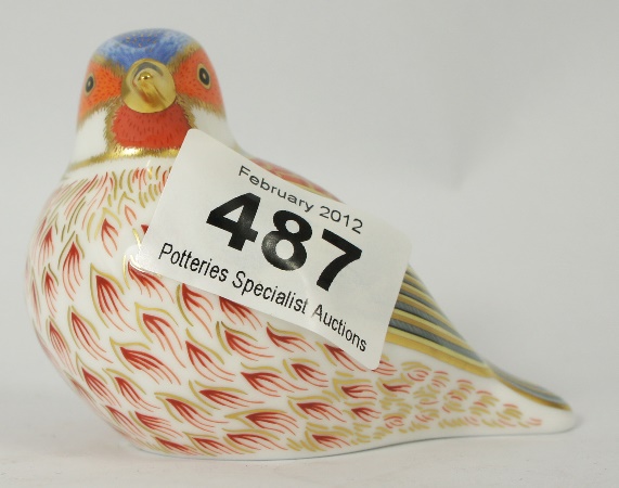 Royal Crown Derby Paperweight Chaffinch 157015