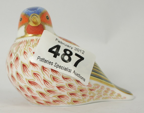 Royal Crown Derby Paperweight Chaffinch