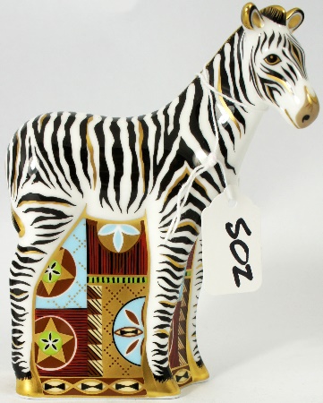 Royal Crown Derby Paperweight Baby Zebra