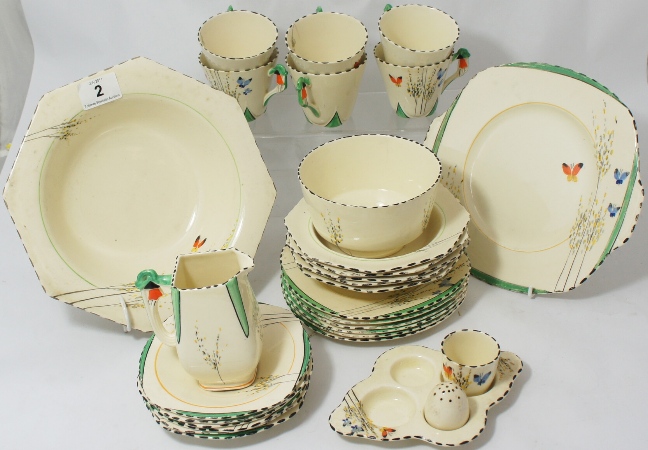 A collection 1930's of Burleighware