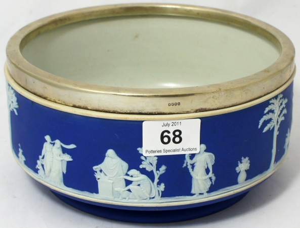 Wedgwood Dark Blue Jasperware Bowl 157062