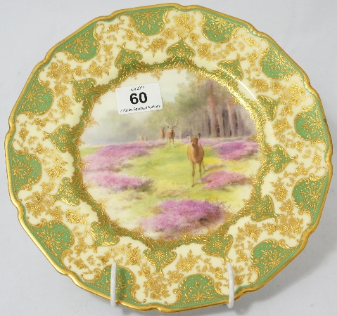 Royal Doulton Gilded Cabinet Plate 15705c