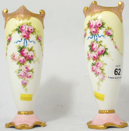 Pair of Royal Doulton Hand Painted