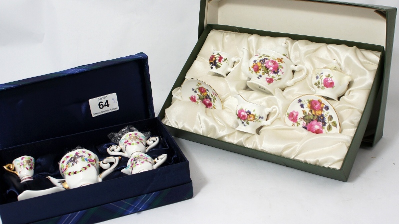 Harrods Boxed Miniature Tea Set 15705f