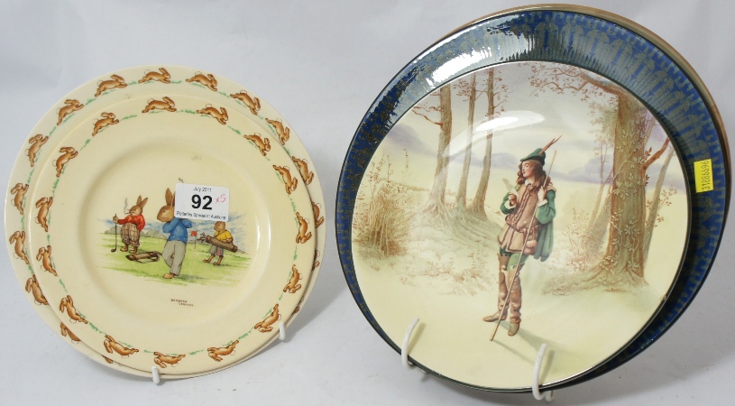 Royal Doulton Titanian Plate Decorated